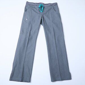 Figs Kade Cargo Scrub Pants Straight Leg Technical Collection Graphite Medium